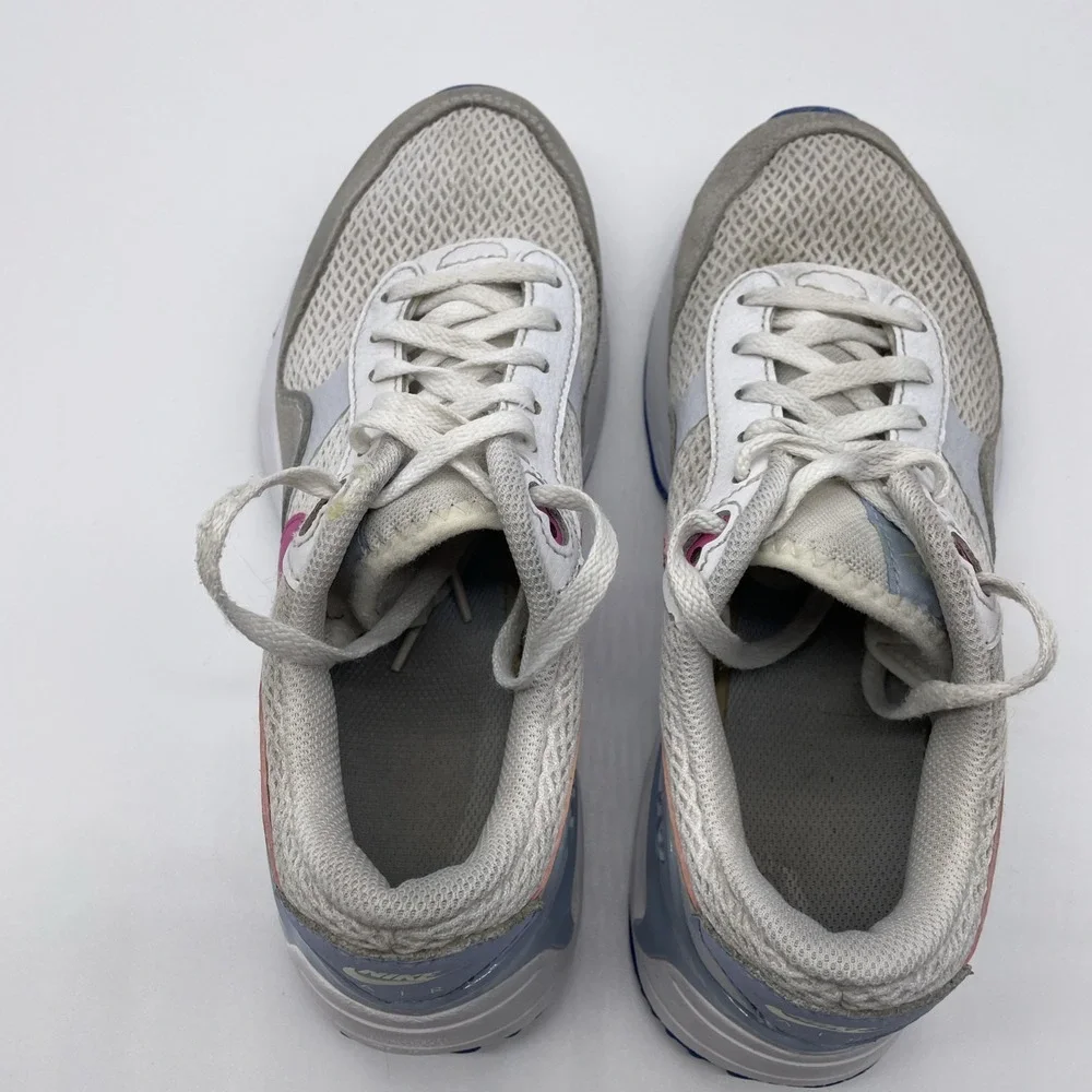 Nike Air Max Systm GS White Pinksicle Blue Tint‎ Kids Youth Casual Size 4 Y
